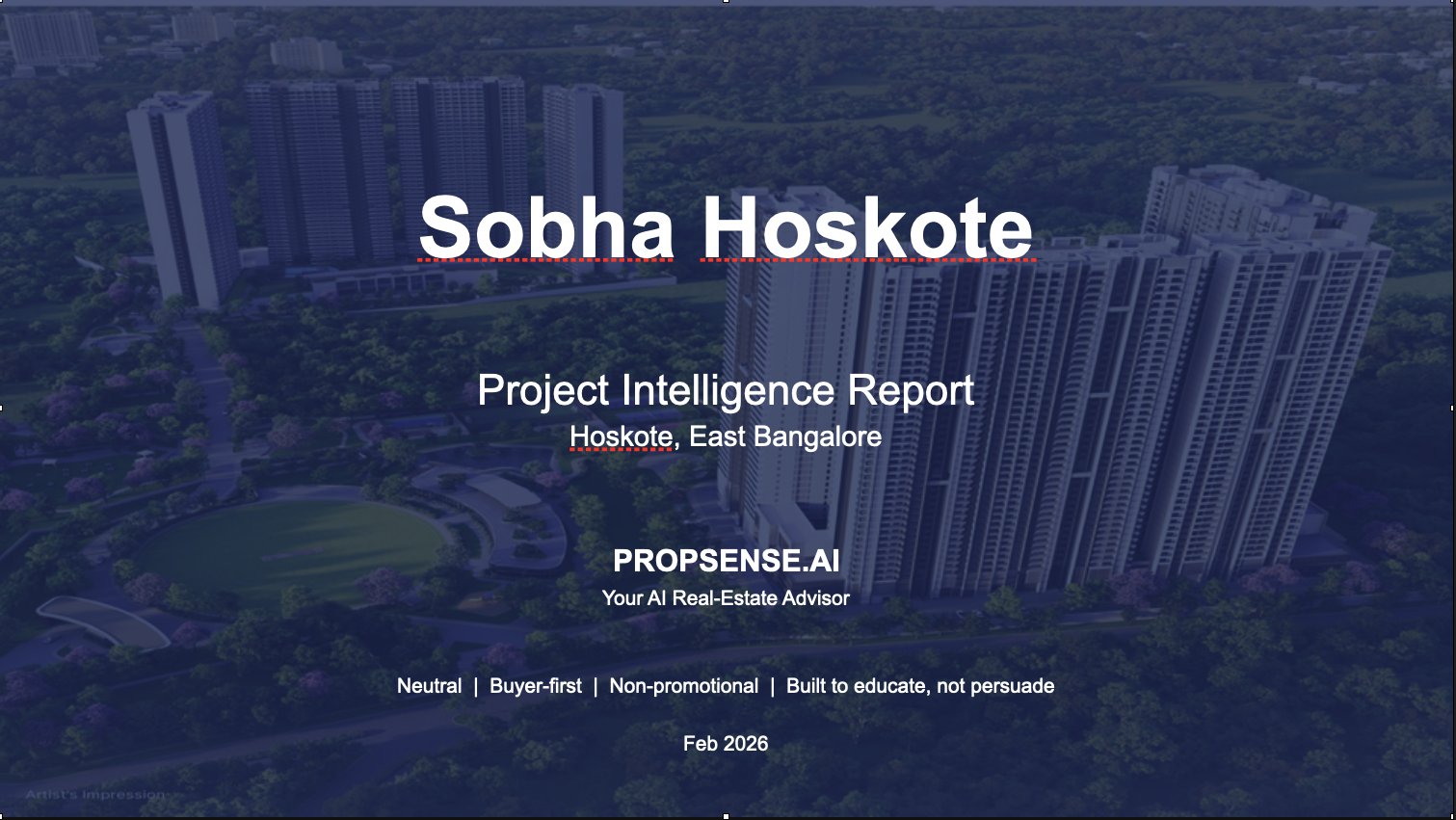 Project Intelligence Report — Cover