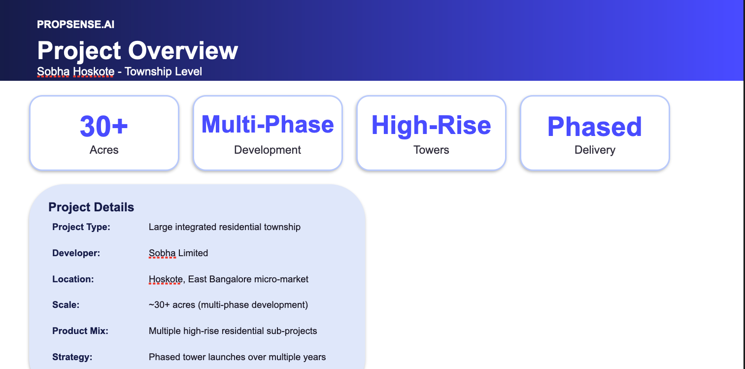 Project Overview — Township Level